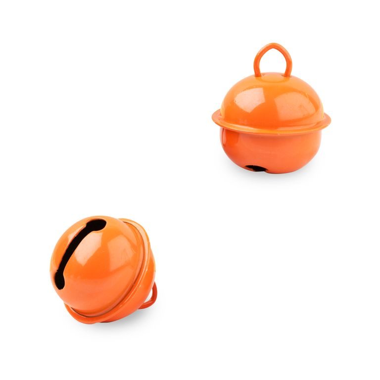 Jewellery jingle bell 24x22mm Orange Peel