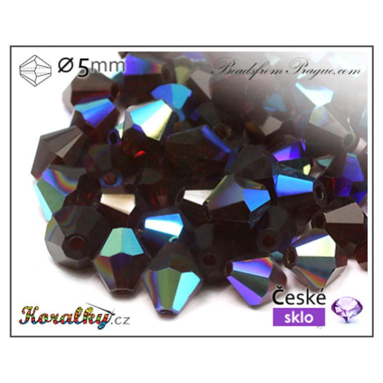 Czech crystal bicone beads 5mm No.130