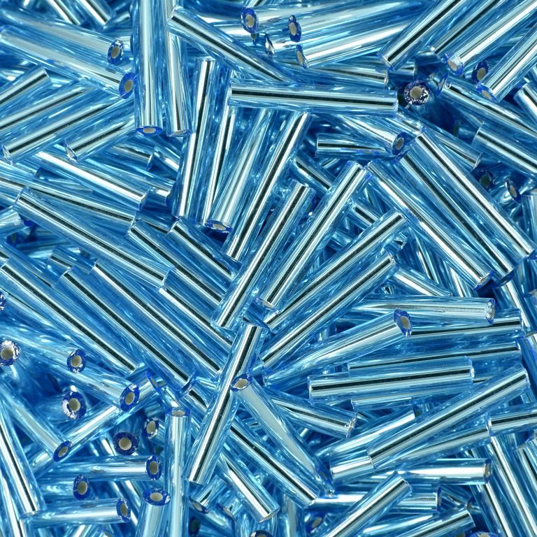 PRECIOSA glass tubes straight 15mm aqua