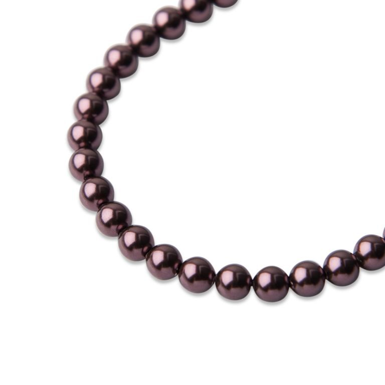 SWAROVSKI 5810 4 mm Burgundy Pearl