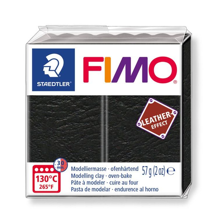 FIMO Leather Effect (8010-909) negru
