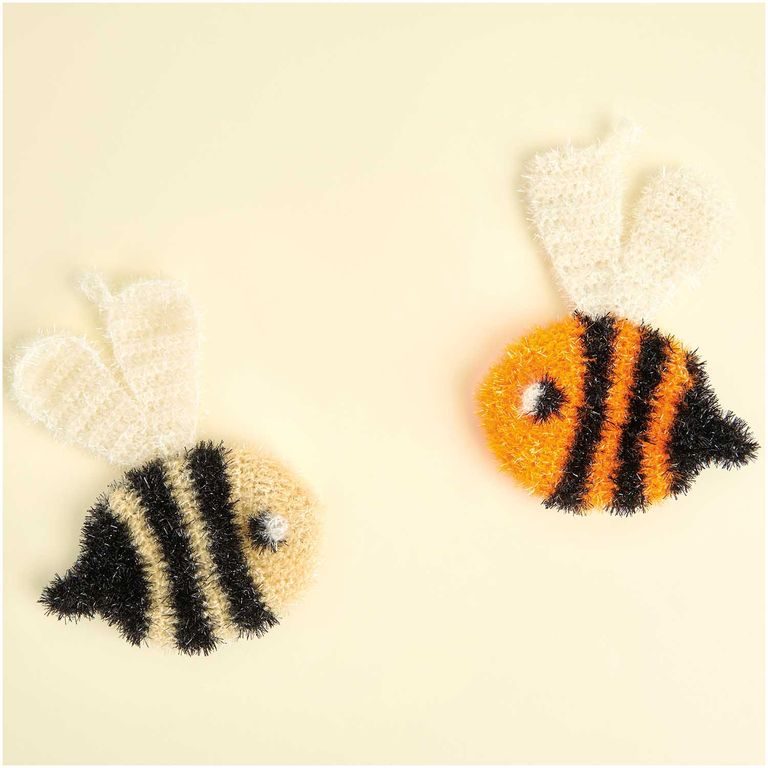 Rico design háčkovací příze na výrobu žínek Creative Bubble odstín 012 černá