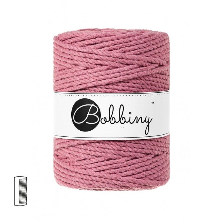 Bobbiny Fir textil Macramé XXL 3PLY 5mm Blossom