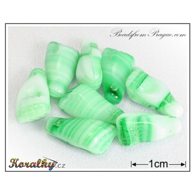 Glass pressed beads No.76