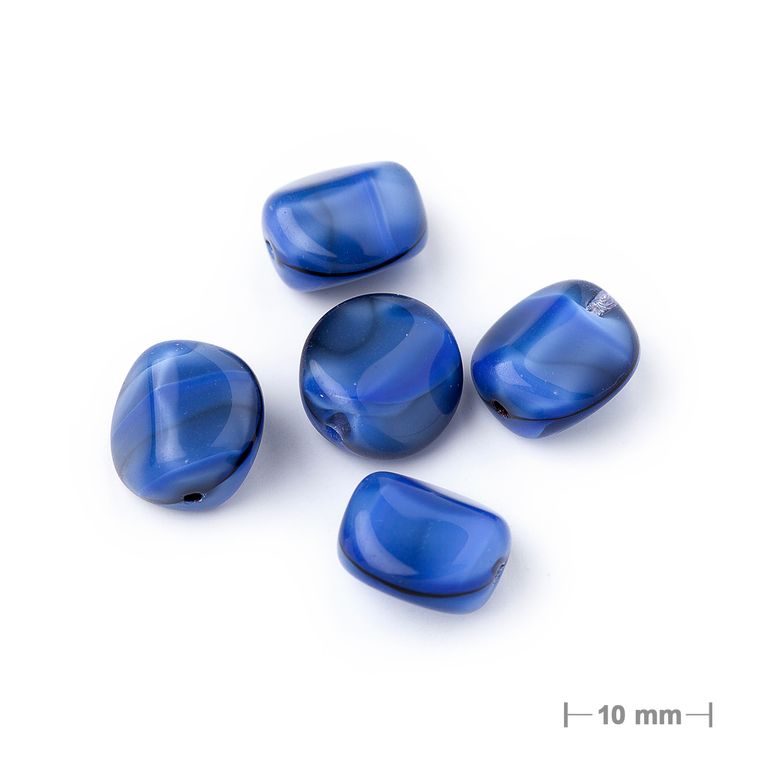 Glass pressed beads No.465