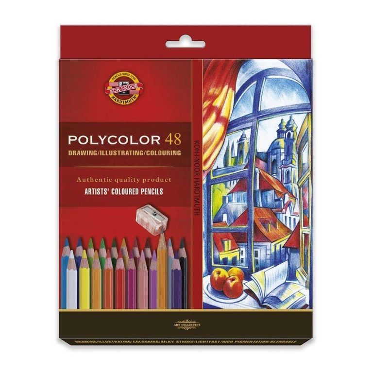 Koh-i-noor artists' coloured pencils POLYCOLOR 48pcs