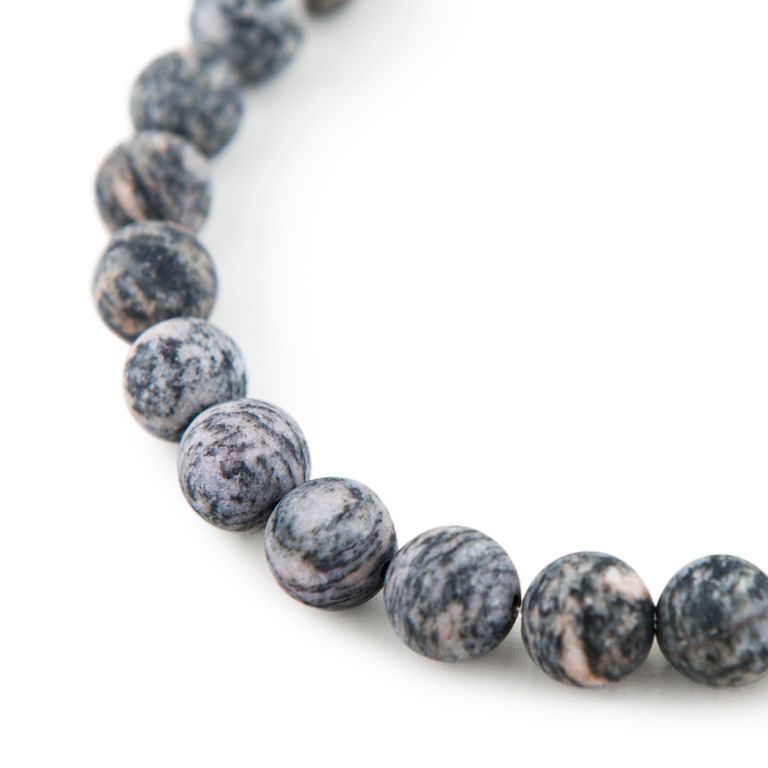 Grey jasper 10 mm matte