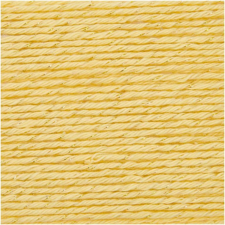 Háčkovacia priadza Ricorumi Twinkly Twinkly odtieň 005 žltá
