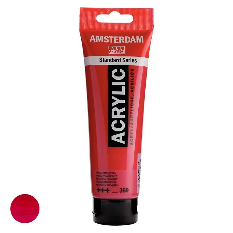 Amsterdam akrylová farba v tube Standart Series 120 ml 369 Primary Mangenta