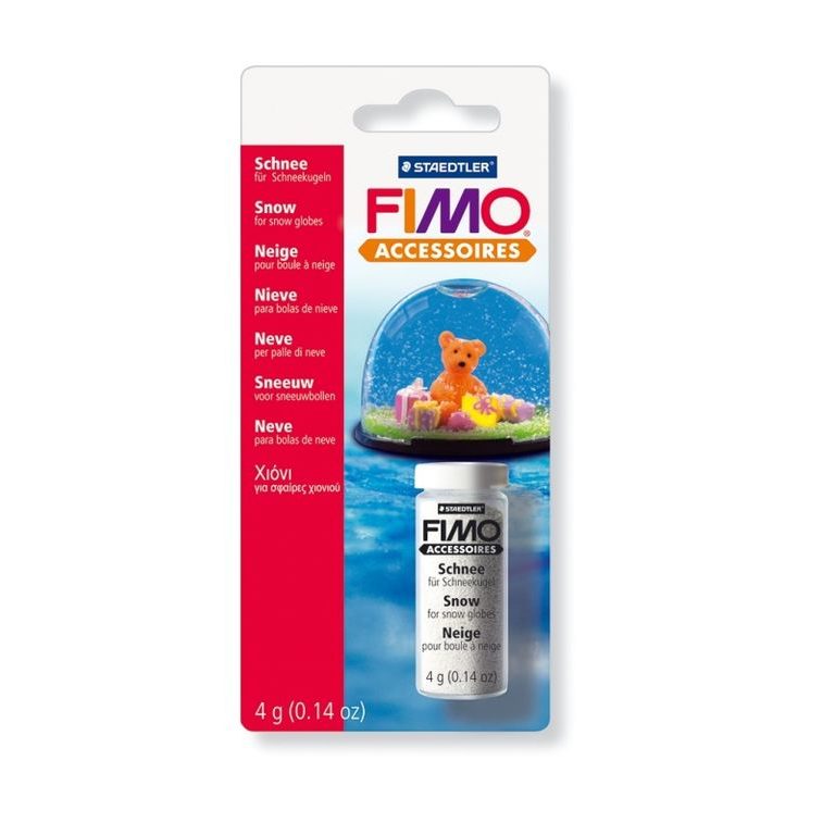 FIMO snow for snow globes