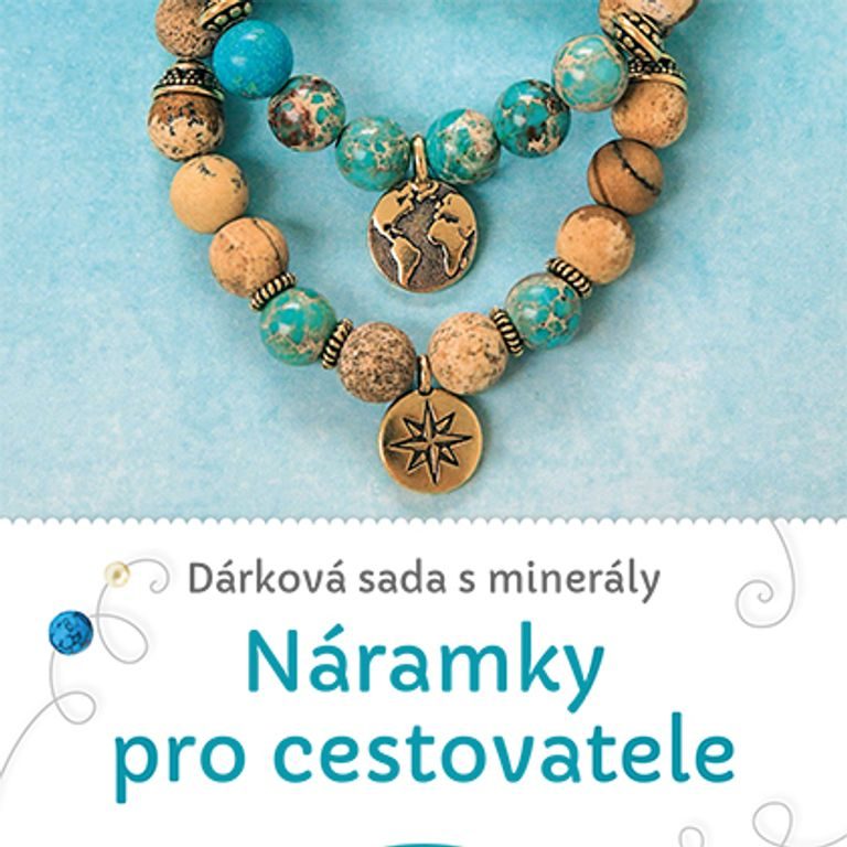 Dárková sada s minerály - Náramky pro cestovatele