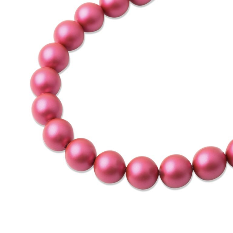 SWAROVSKI 5810 8 mm Crystal Mulberry Pink Pearl