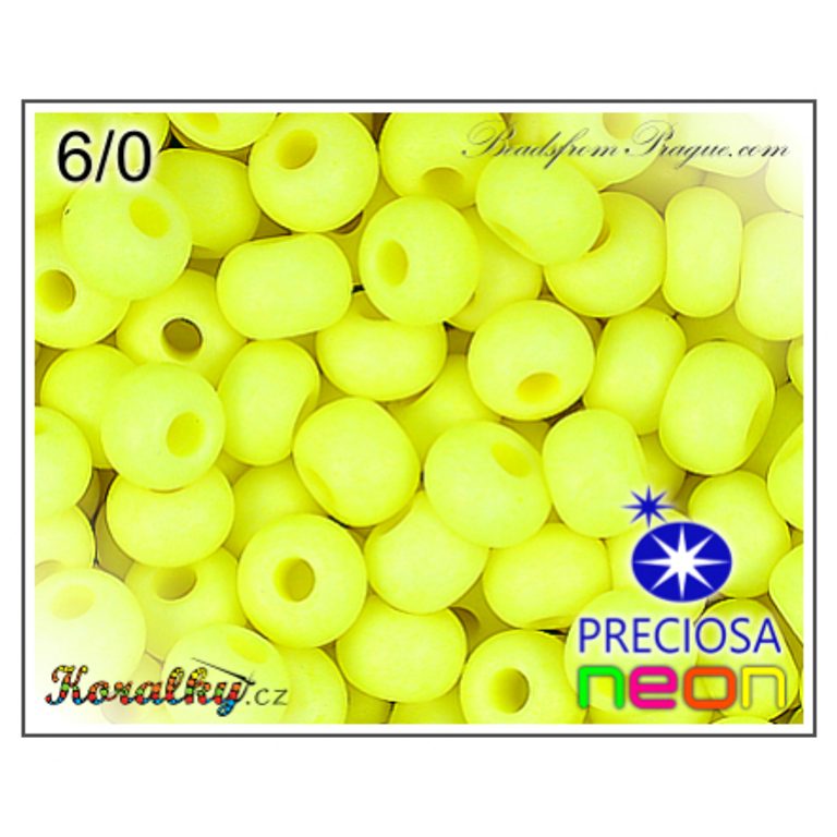 PRECIOSA seed beads NEON 6/0 (36786) No.21