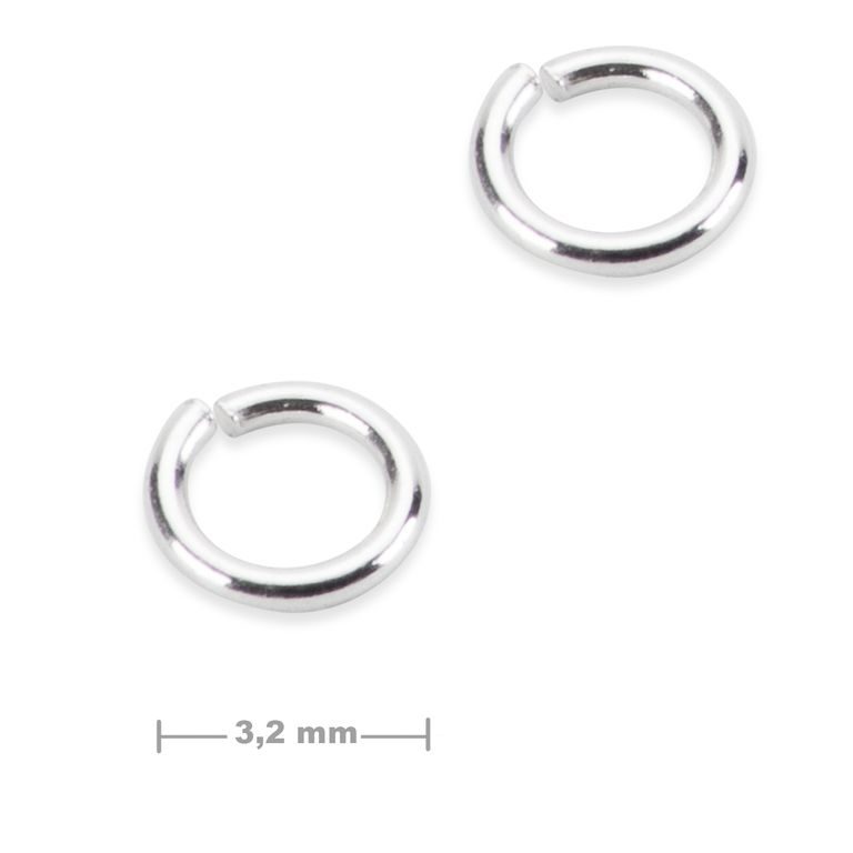 Silver jump ring 3.2 mm No.554