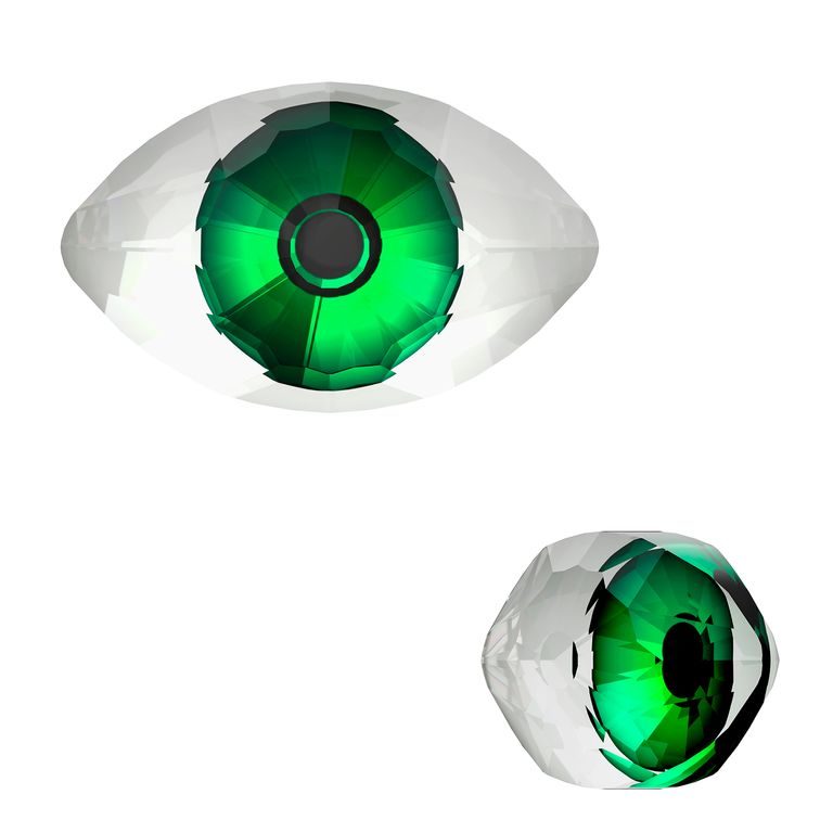 SWAROVSKI 4775 18X10,5 mm Crystal Eye Fancy Stone Cal V Si F MD290