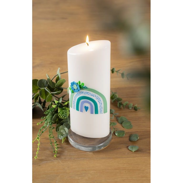 Decorative wax sheets glitter set of 5 pcs No.3