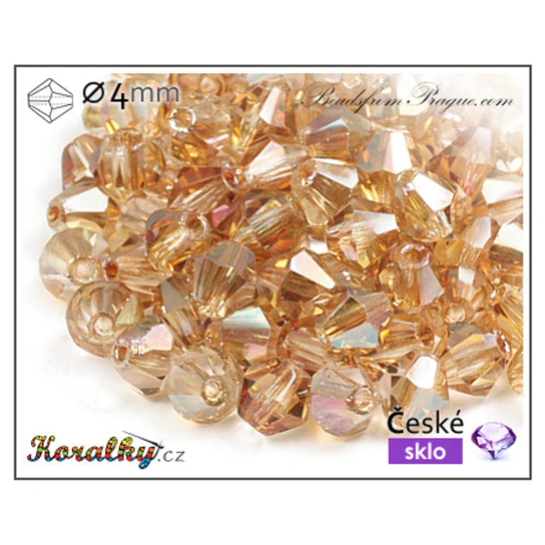 Czech crystal bicone beads 4mm No.93
