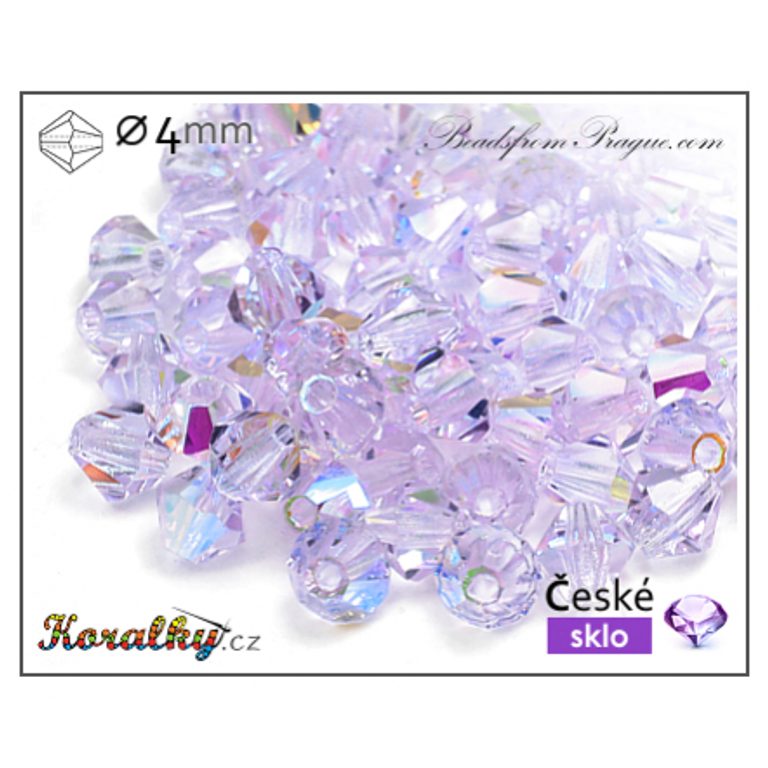 Czech crystal bicone beads 4mm No.80