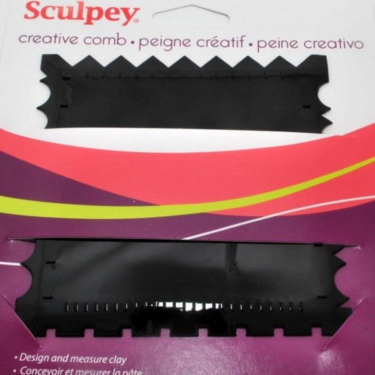 Sculpey texturing comb