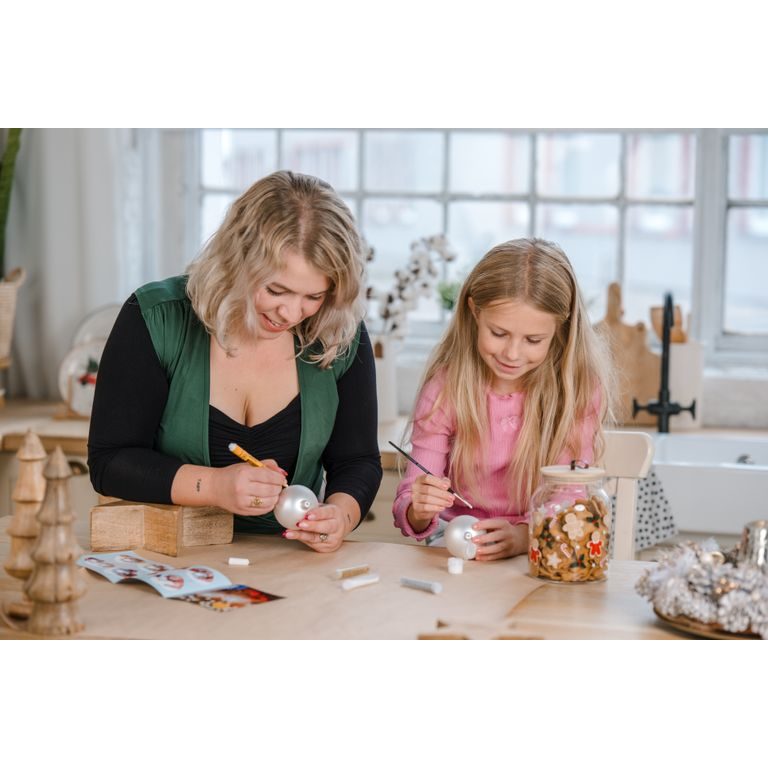 Manumi kreativní sada na dekorování vánočních ozdob zlatá