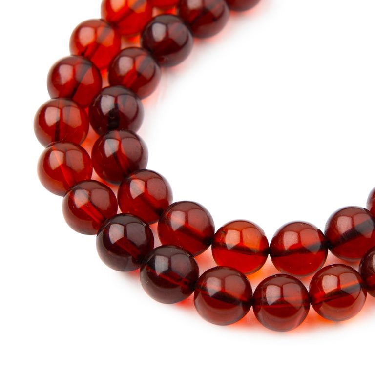 Red amber 8 mm