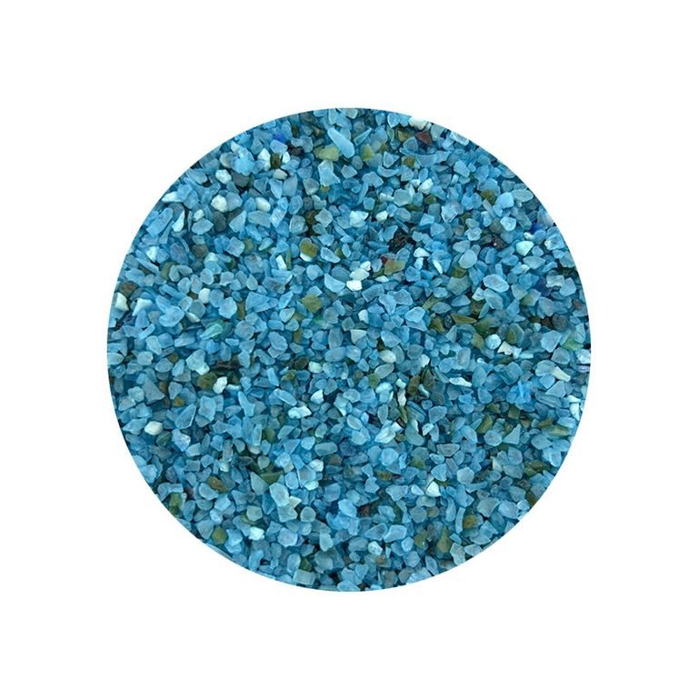 Jesmonite skleněné kamínky GlassRoxx tyrkysové 150 g