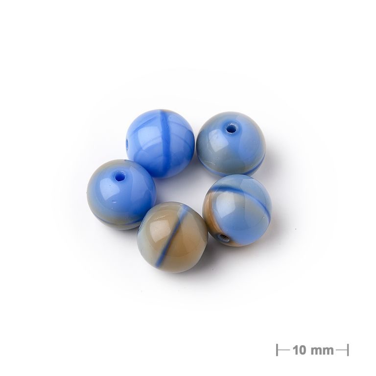 Glass pressed beads No.254