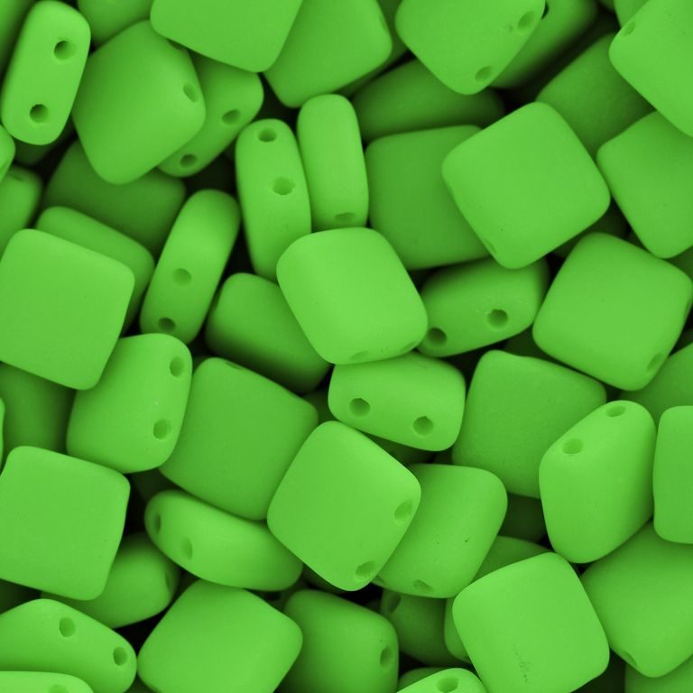 CzechMates Tile 6mm Neon Green č.60