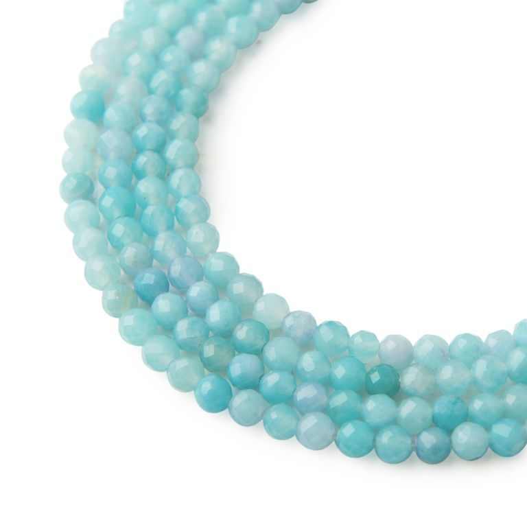 Amazonite 4 mm faceted