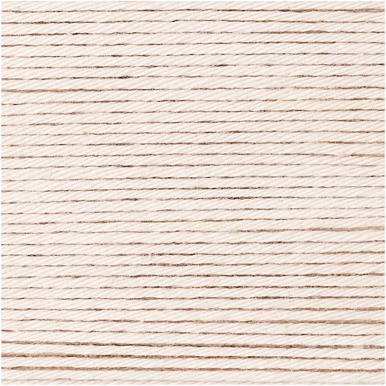 Bavlnená háčkovacia priadza Ricorumi dk odtieň 061 slonová kost