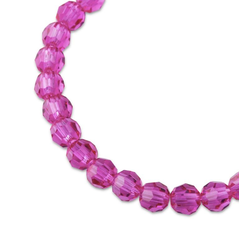 Preciosa MC Round bead 6mm Fuchsia č.258