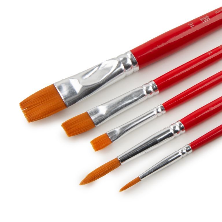 Set de pensule pentru copii Mucki pentru școală și hobby 5buc