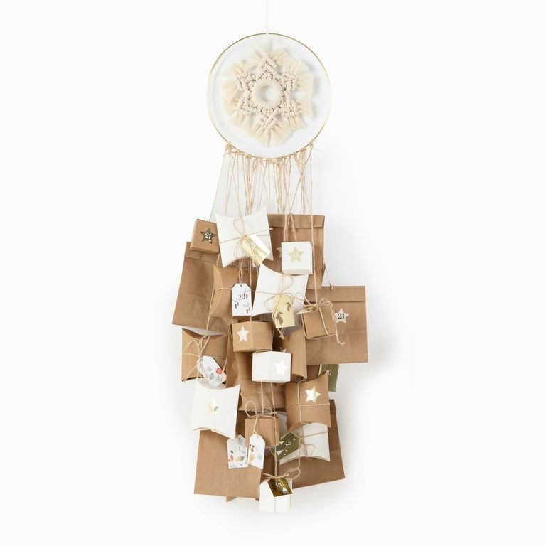 Advent calendar kit macramé