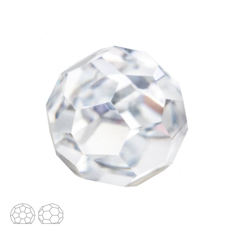 Preciosa MC piatră rotundă adezivă 4mm Crystal