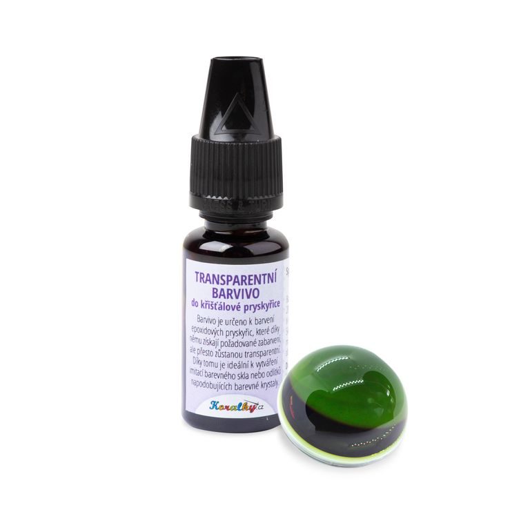 Colorant transparent NANO pentru rășină de cristal verde 5ml