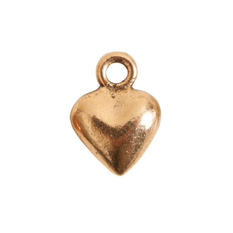 Nunn Design pendant heart 12,5x8mm gold-plated