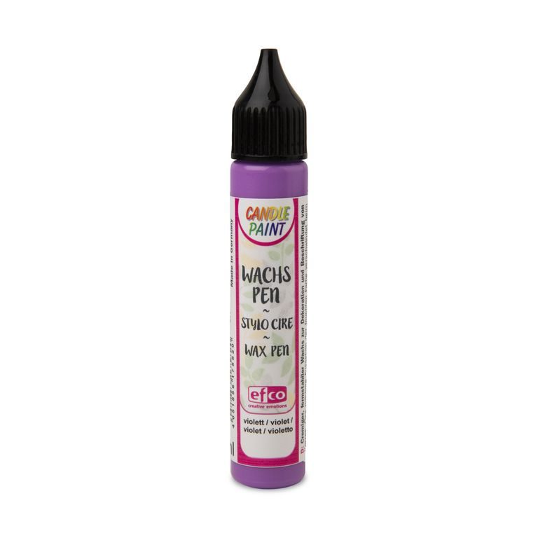 Wax pen for drawing on candles 28ml purple