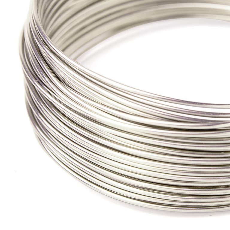 Sterling silver-plated wire 0.6mm/5m