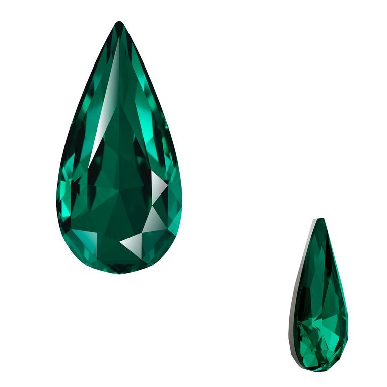 SWAROVSKI 4322 14X7 mm Emerald F