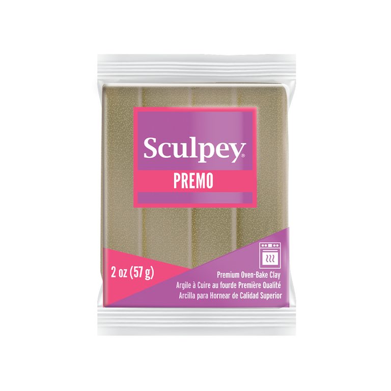 Sculpey PREMO galben-auriu cu glitter