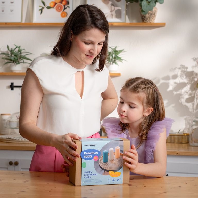Manumi kreativní sada na výrobu svíček ze sójového vosku