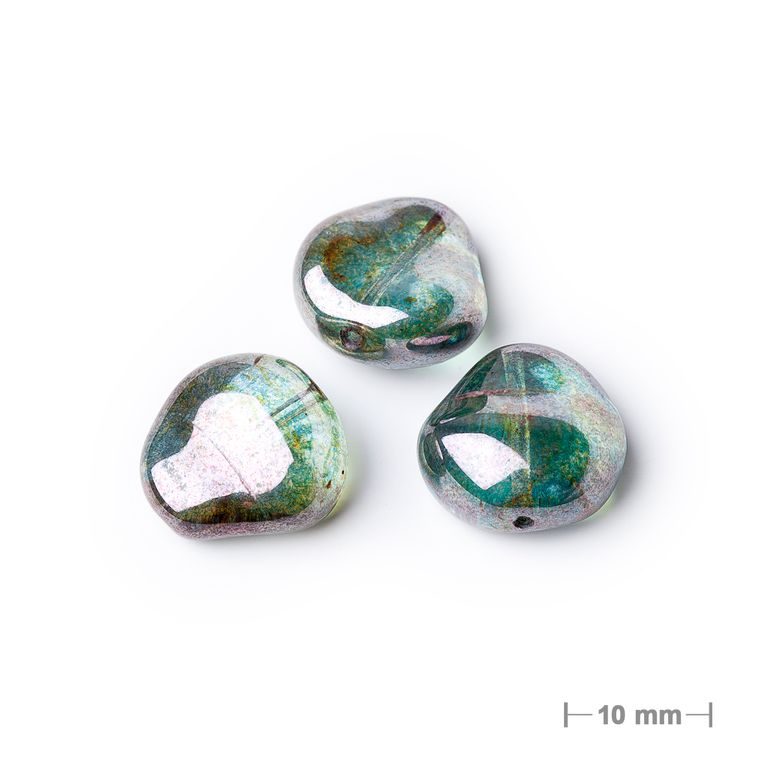 Glass pressed beads No.288