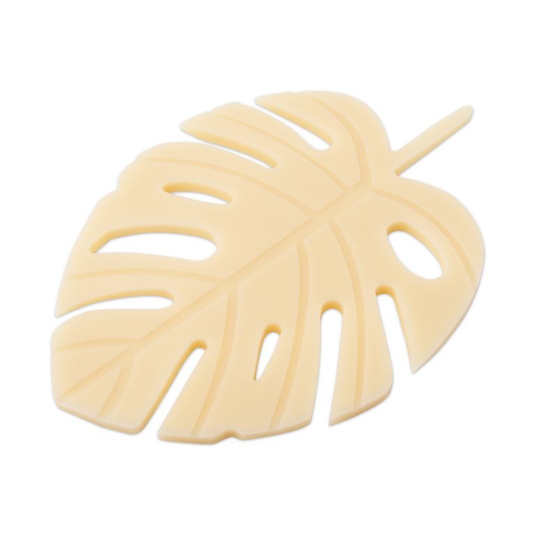 Silicone mould for creative clays in the shape of a monstera leaf 250x170x10mm