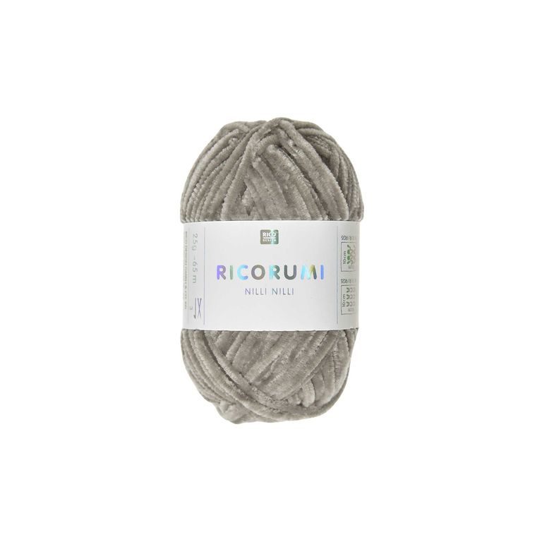 Chenille yarn Ricorumi Nilli Nilli colour shade 022 beige