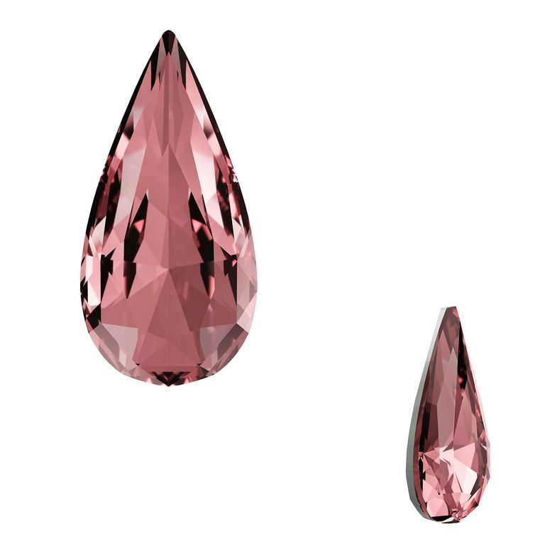 SWAROVSKI 4322 14mm Crystal Antique Pink F
