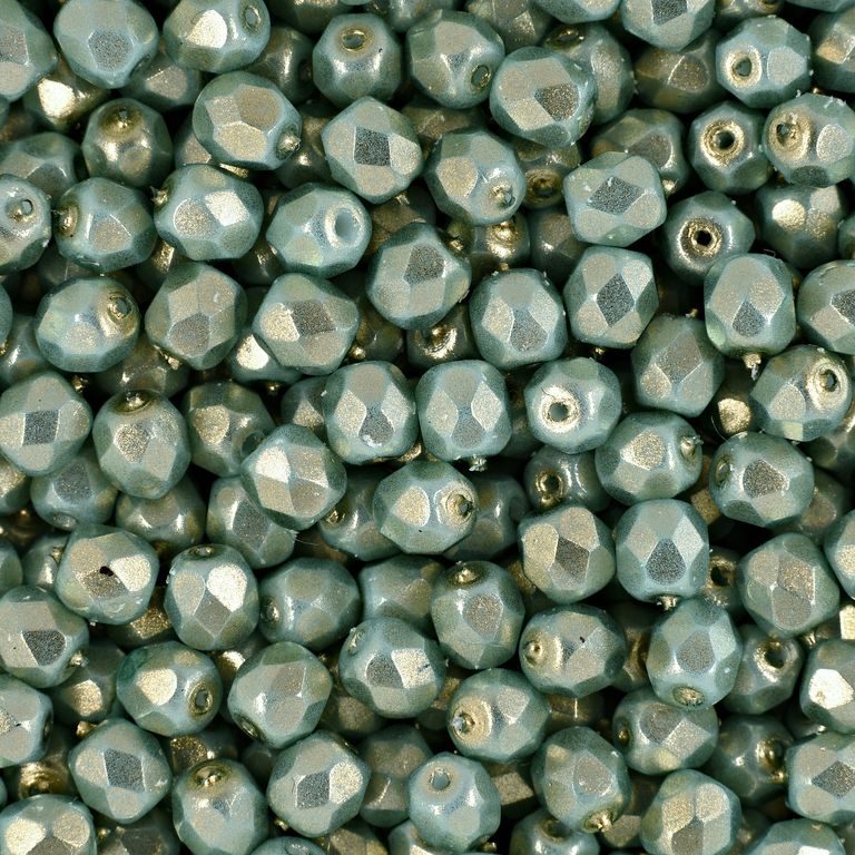 Glass fire polished beads 4mm Halo Ethereal Heavens