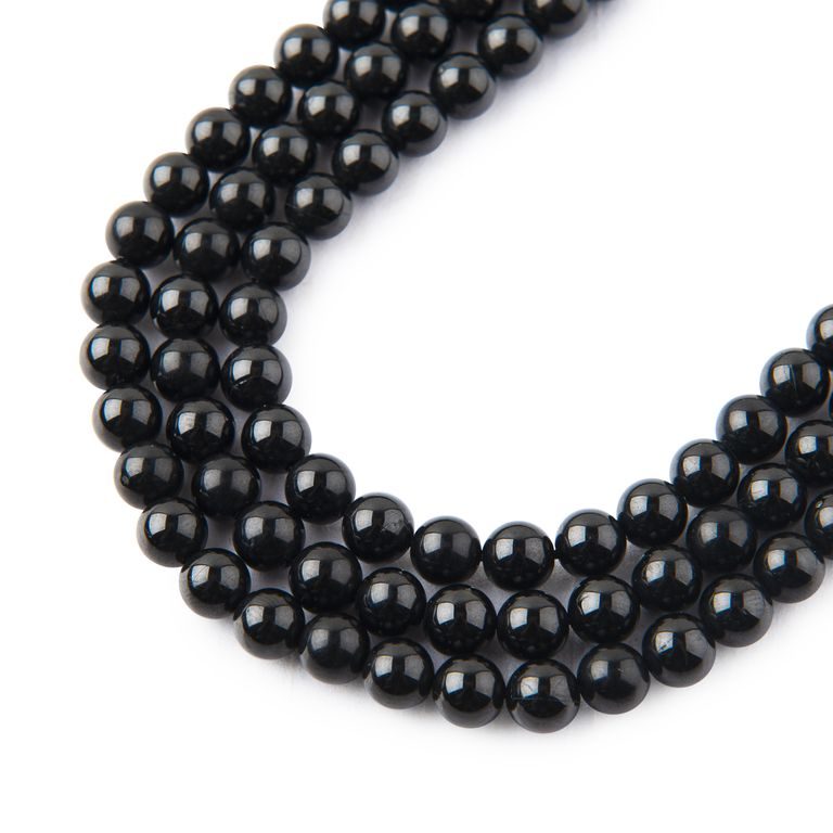 Black Spinel beads 4mm