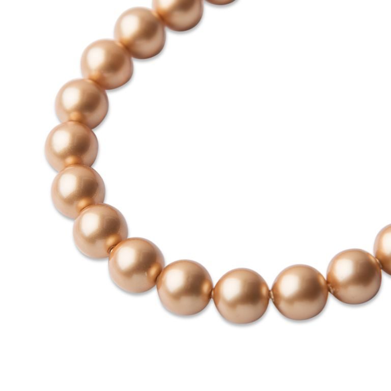 SWAROVSKI 5810 8 mm Vintage Gold Pearl