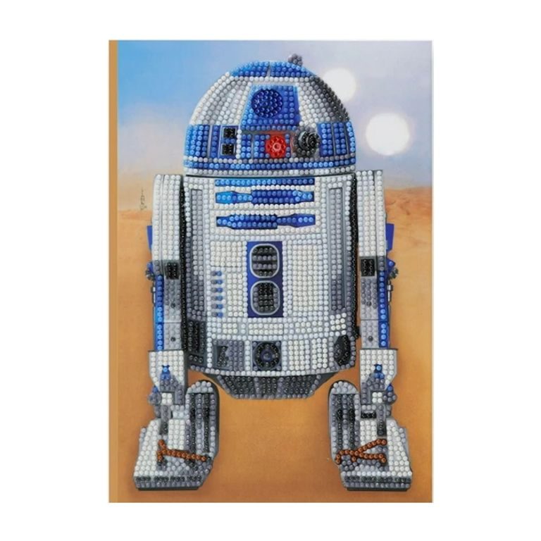 Pictat cu diamante, caiet Star Wars R2-D2