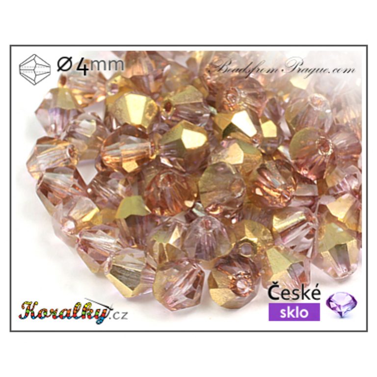 Czech crystal bicone beads 4mm No.94